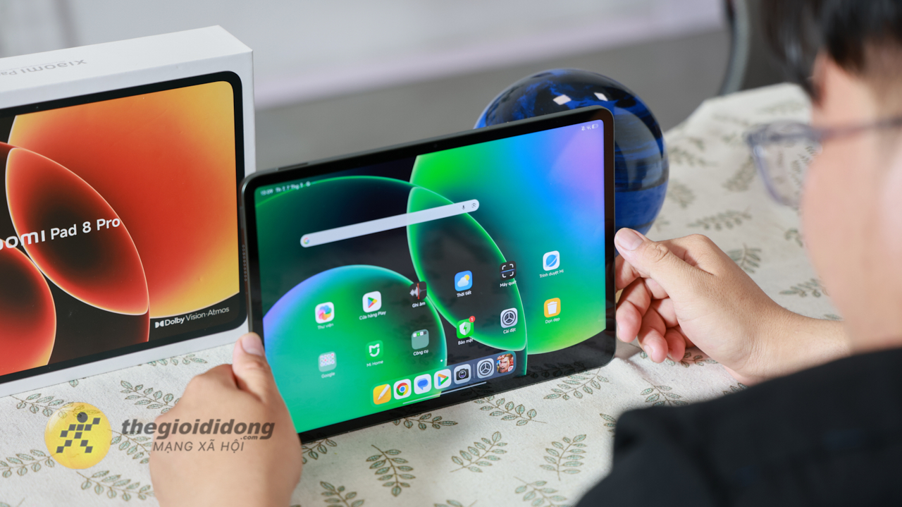 Trên tay Xiaomi Pad 8 Pro: Màn hình 3.2K, chip Snapdragon 8 Elite cực mạnh